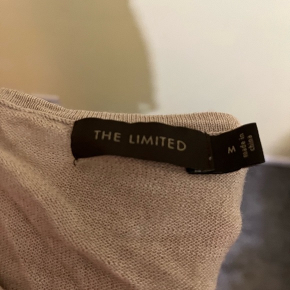 The Limited Tan Crew Neck Sweater Lightweight Knit - Picture 3 of 3